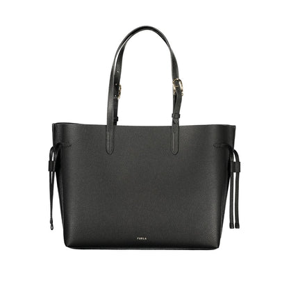 Sac à main Furla en cuir noir pour femme