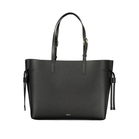 Borsa a mano da donna Furla in pelle nera
