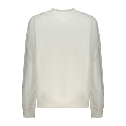 Felpa da donna in cotone bianco Tommy Hilfiger