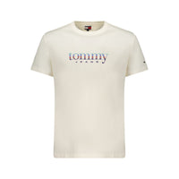 Maglietta da uomo in cotone bianco Tommy Hilfiger