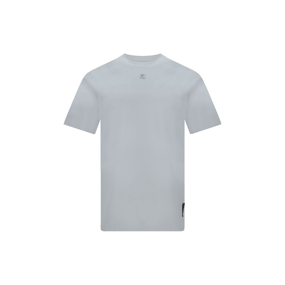 T-shirt bianca in cotone Fendi