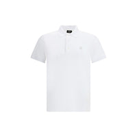 Polo in cotone bianco Fendi