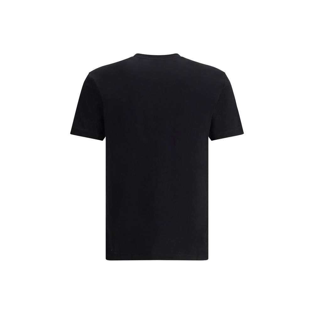 T-shirt in cotone nero Versace