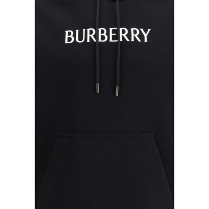 Felpa in cotone nero Burberry