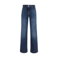 Jeans bootcut in cotone blu 7FOR
