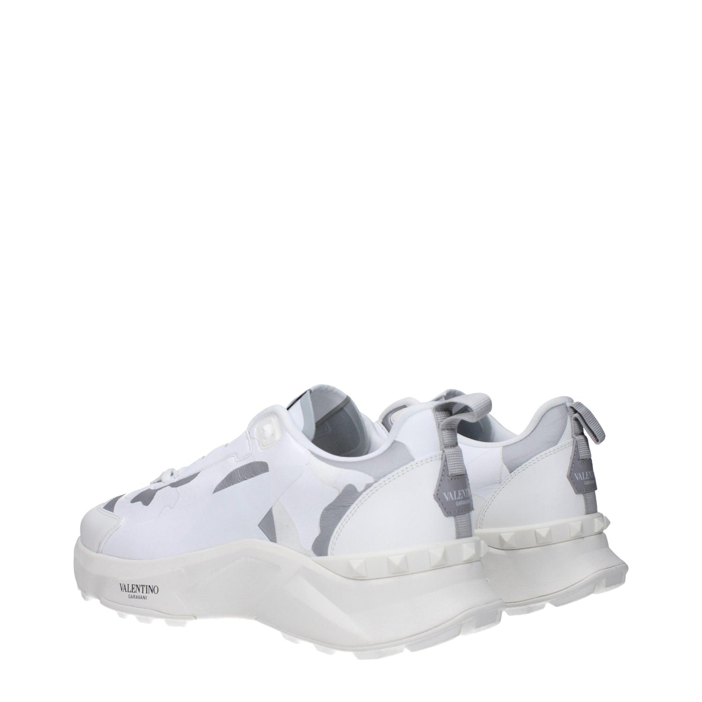 Sneakers sportive in tessuto bianco Valentino Garavani