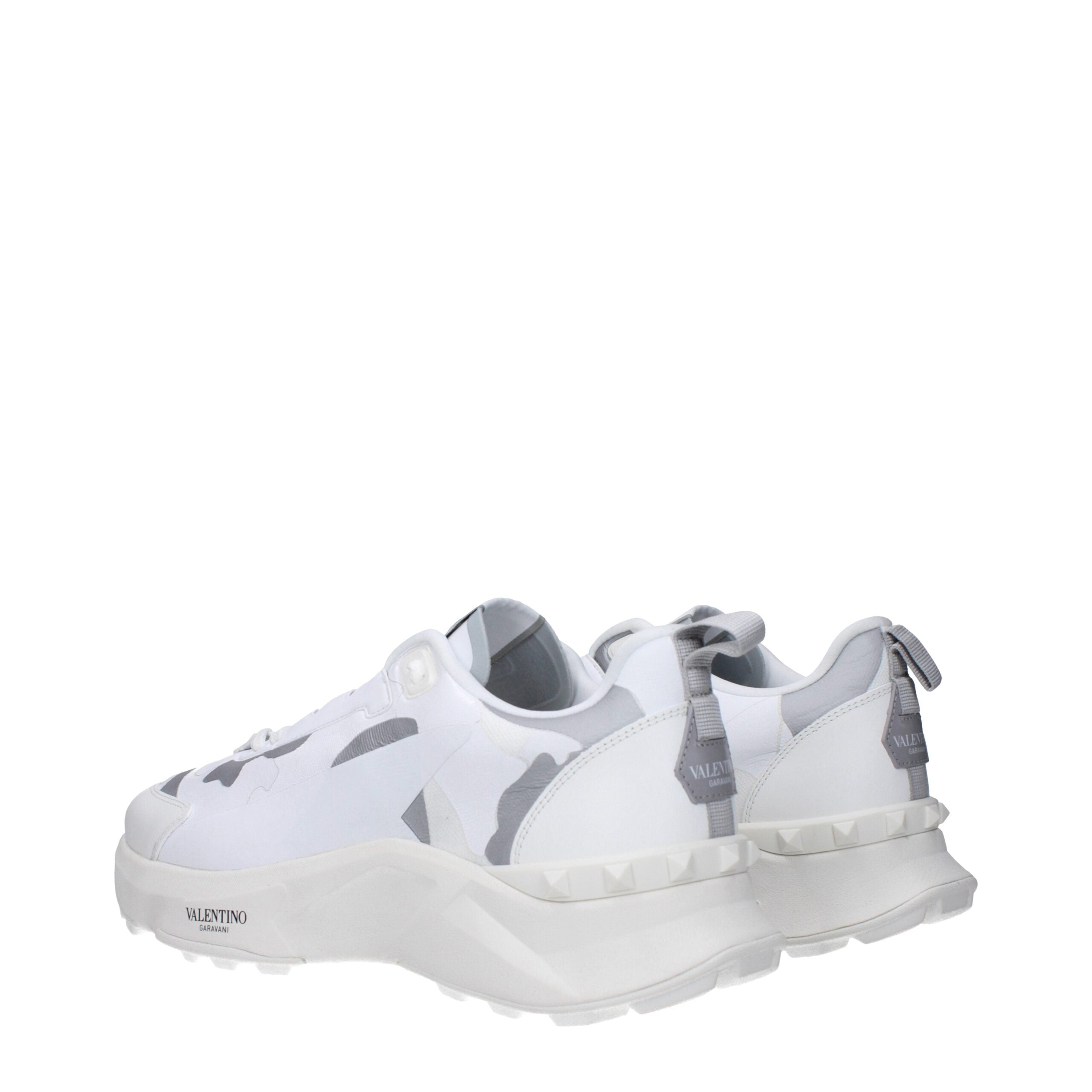 Baskets de sport blanches en tissu Valentino Garavani