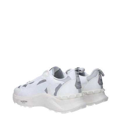 Sneakers sportive in tessuto bianco Valentino Garavani
