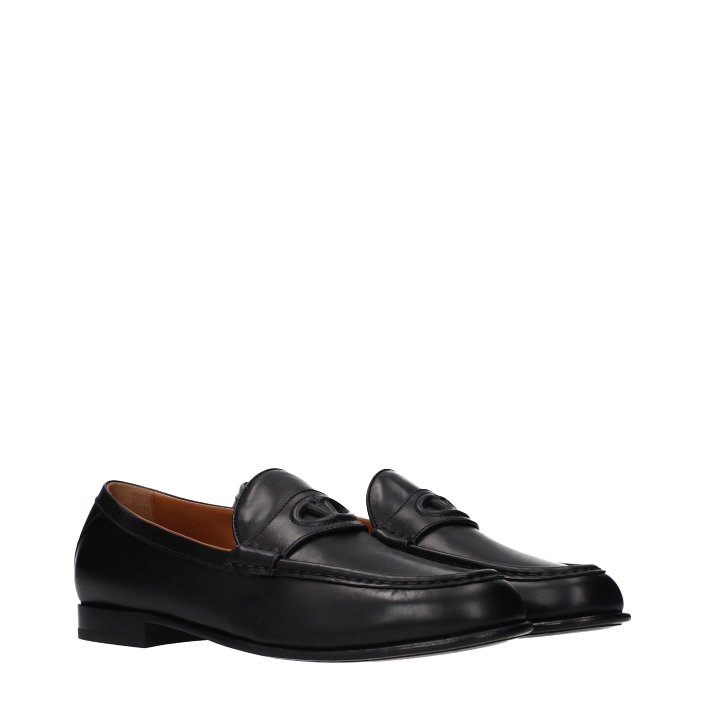 Mocassini slip-on in pelle nera Valentino Garavani