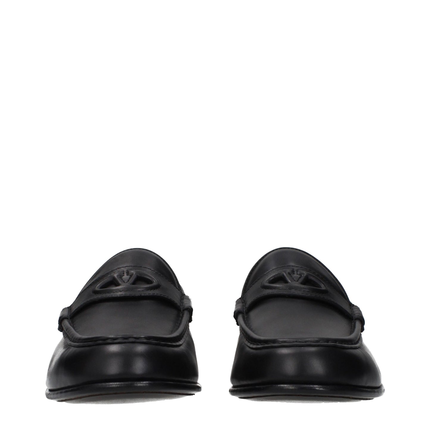 Mocassini slip-on in pelle nera Valentino Garavani