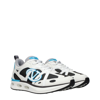 Baskets de sport blanches en tissu Valentino Garavani