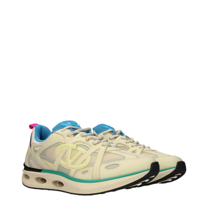 Sneakers sportive Valentino Garavani in tessuto beige