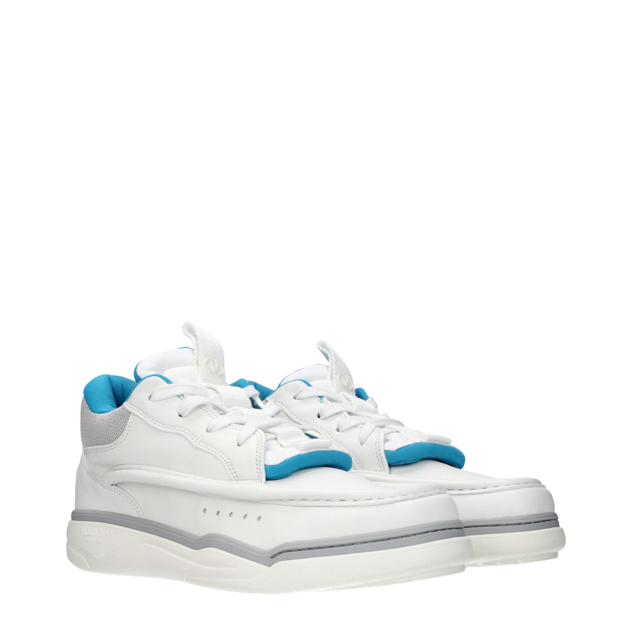 Baskets basses en cuir blanc Valentino Garavani