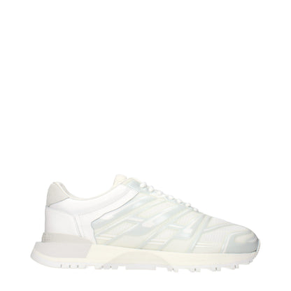 Sneakers sportive in tessuto bianco Maison Margiela