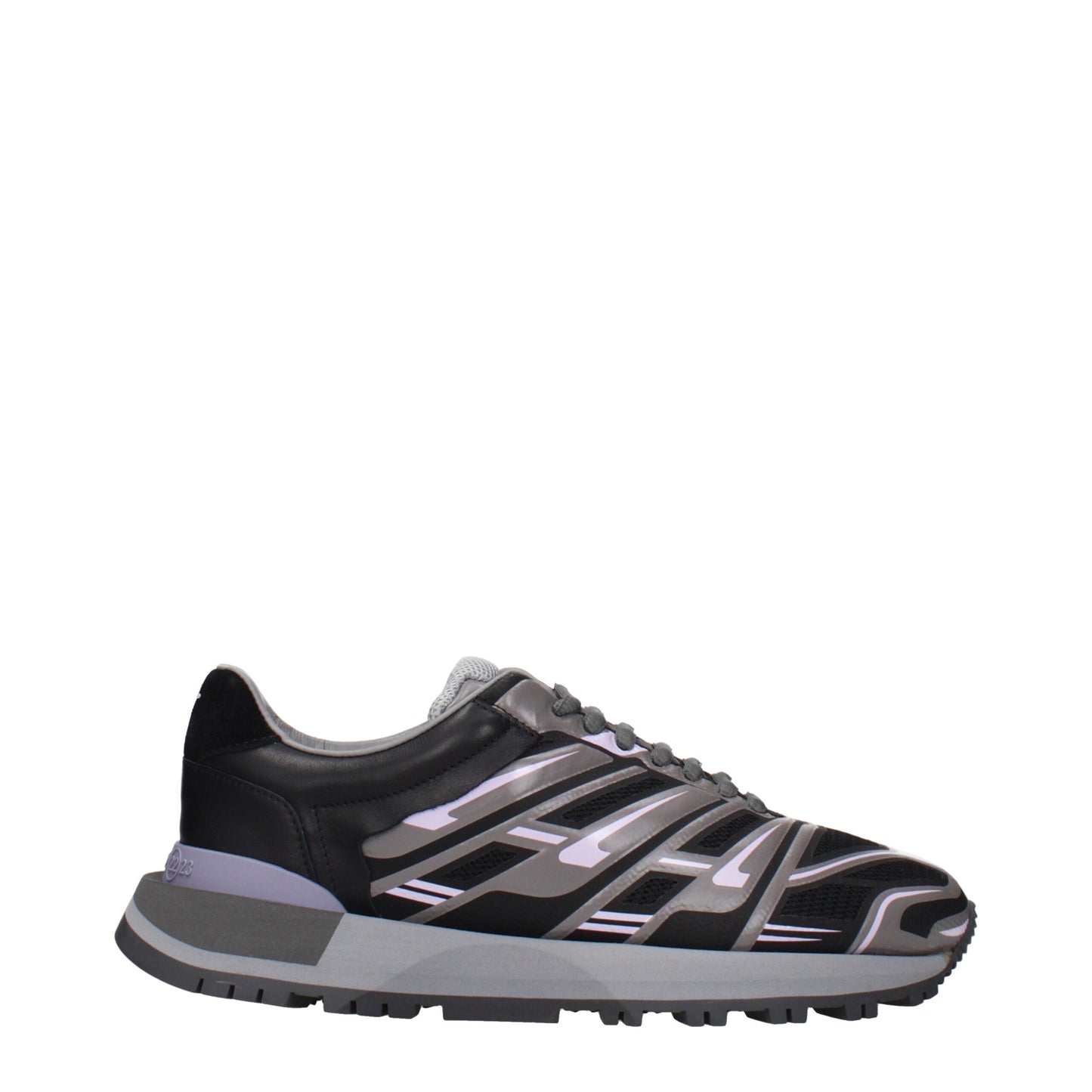 Sneakers sportive in tessuto nero Maison Margiela
