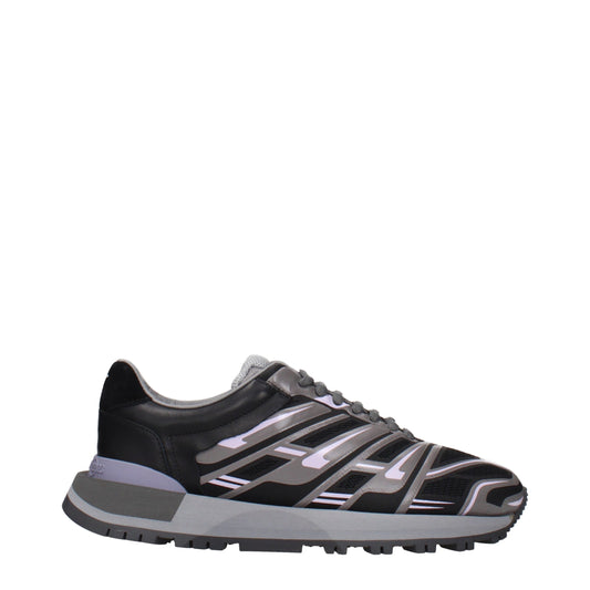 Sneakers sportive in tessuto nero Maison Margiela