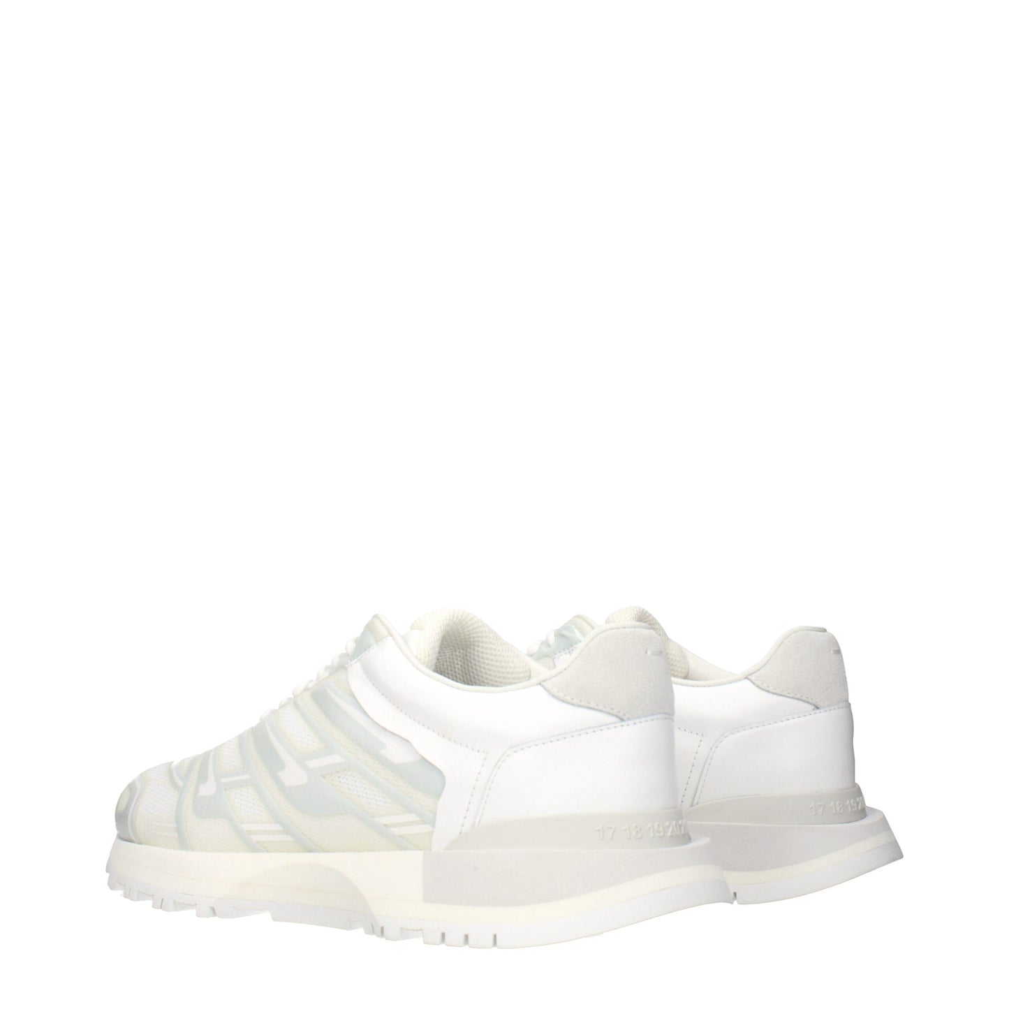 Sneakers sportive in tessuto bianco Maison Margiela