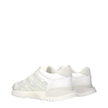 Sneakers sportive in tessuto bianco Maison Margiela
