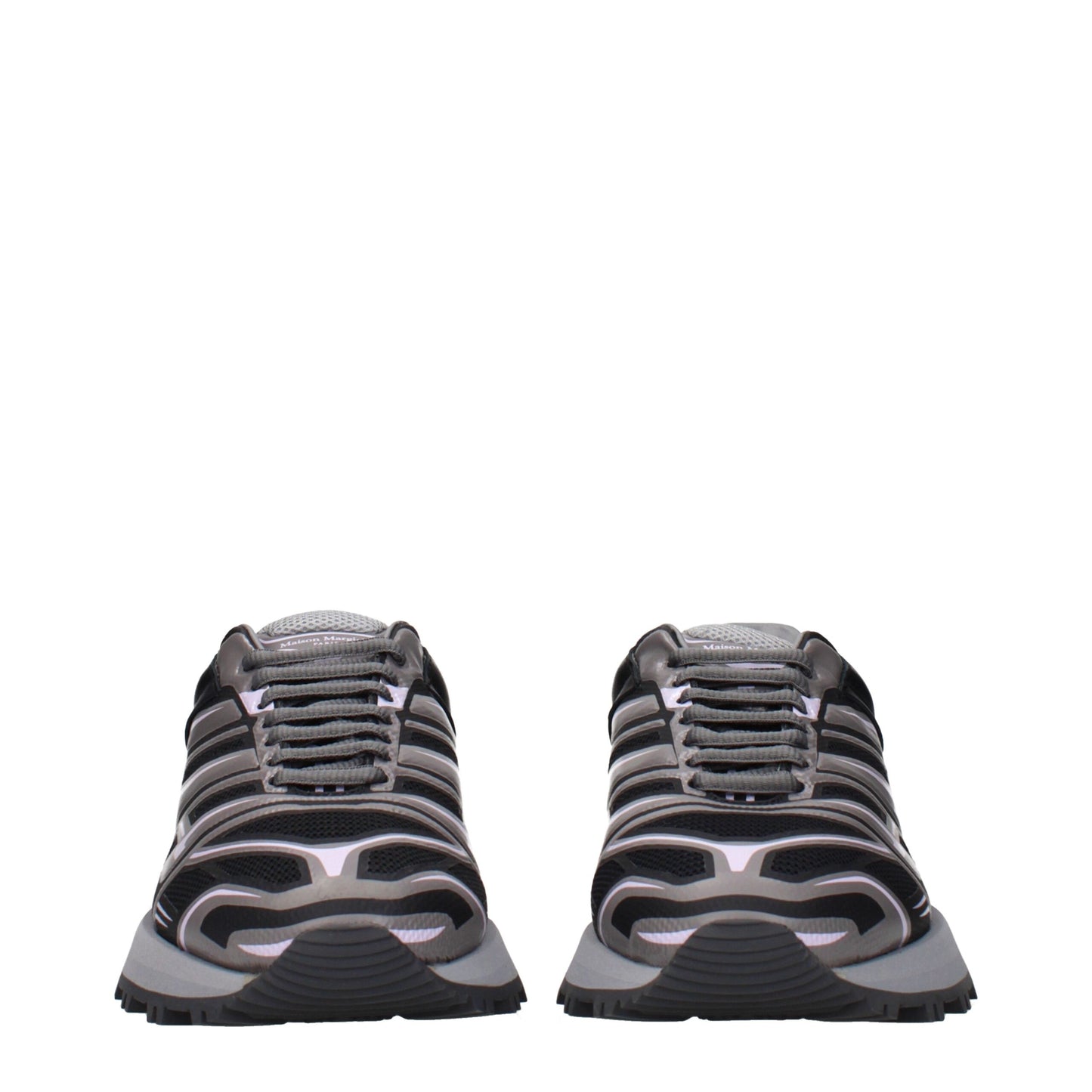 Sneakers sportive in tessuto nero Maison Margiela