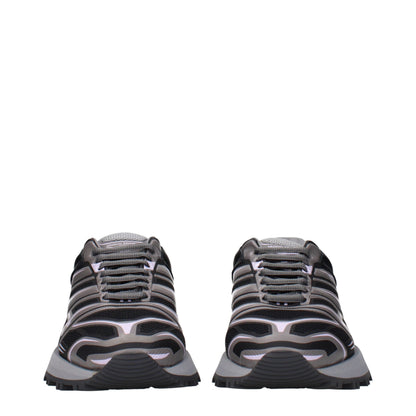 Sneakers sportive in tessuto nero Maison Margiela