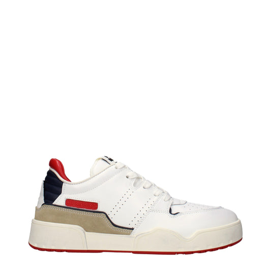 Sneakers basse in pelle bianca Isabel Marant