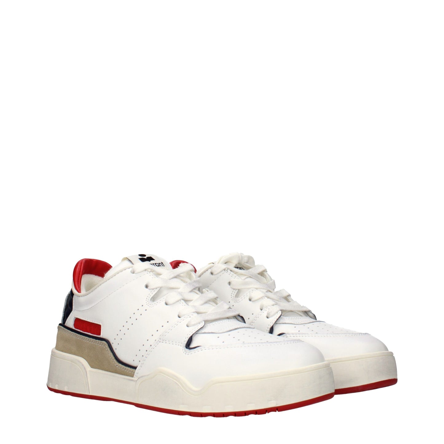 Sneakers basse in pelle bianca Isabel Marant