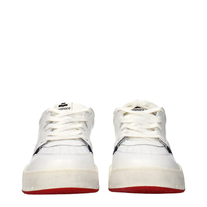 Sneakers basse in pelle bianca Isabel Marant