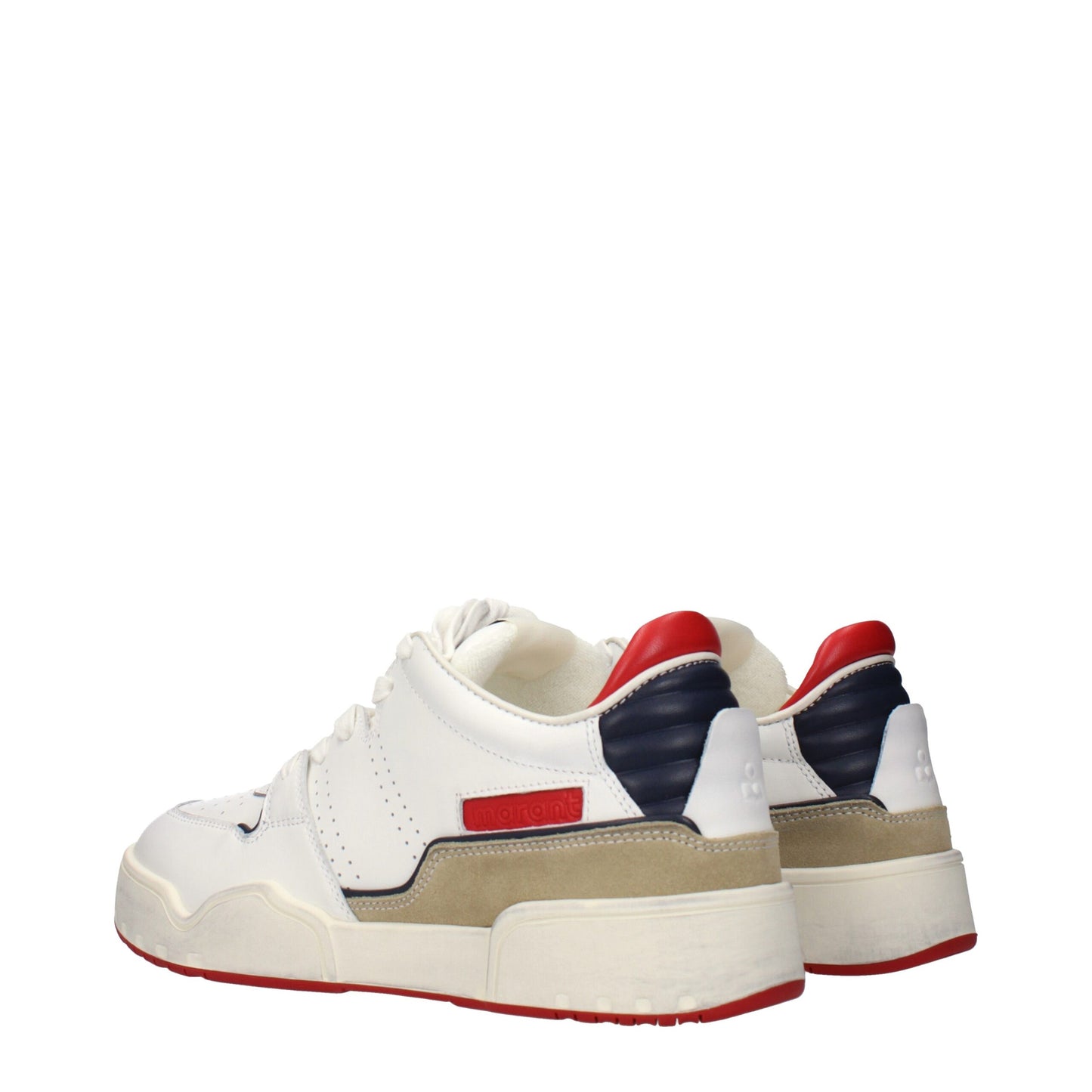 Sneakers basse in pelle bianca Isabel Marant