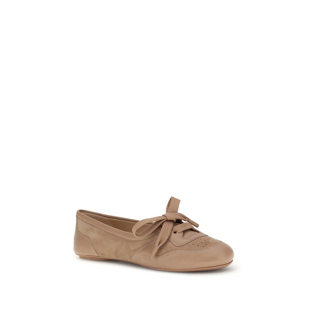 Gianvito Rossi Ballerine Bos Taurus in pelle di vitello multicolore