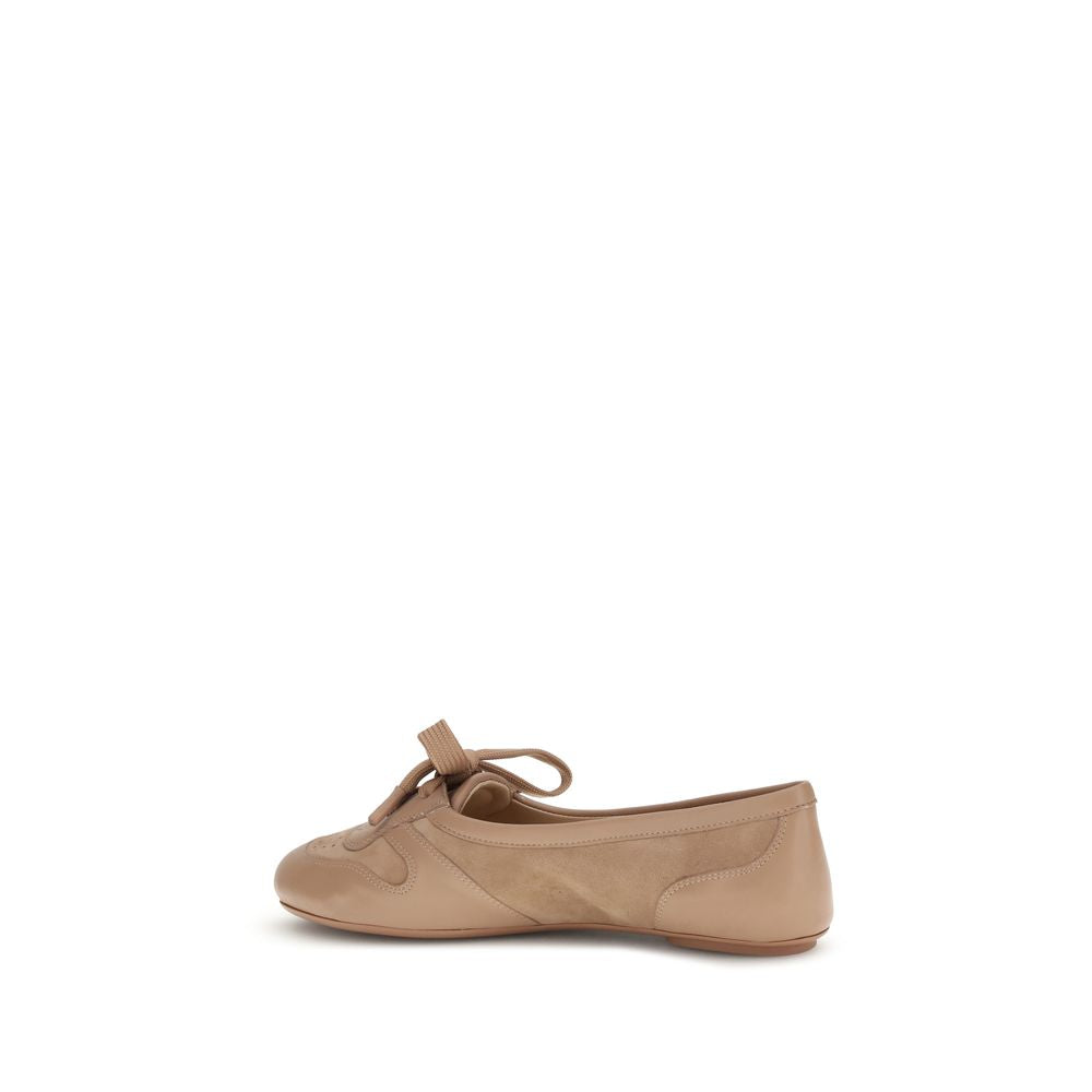 Gianvito Rossi Ballerine Bos Taurus in pelle di vitello multicolore