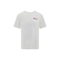 T-shirt in cotone bianco Marni
