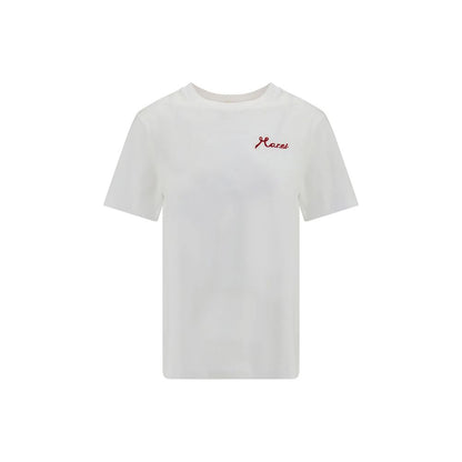 T-shirt in cotone bianco Marni