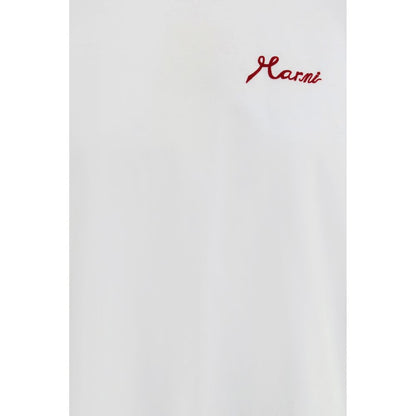 T-shirt in cotone bianco Marni