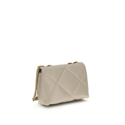 Tory Burch Beige Lamb Ovis Aries Aries Shoulder Bag