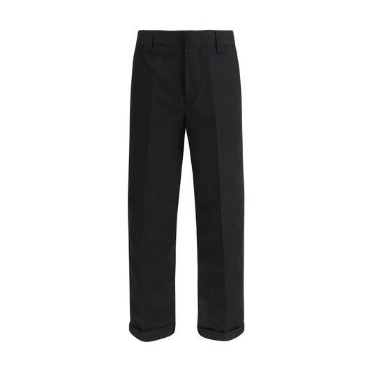 Pantaloni chino in cotone nero Golden Goose