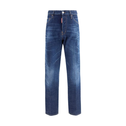 Jeans slim fit in cotone blu Dsquared²