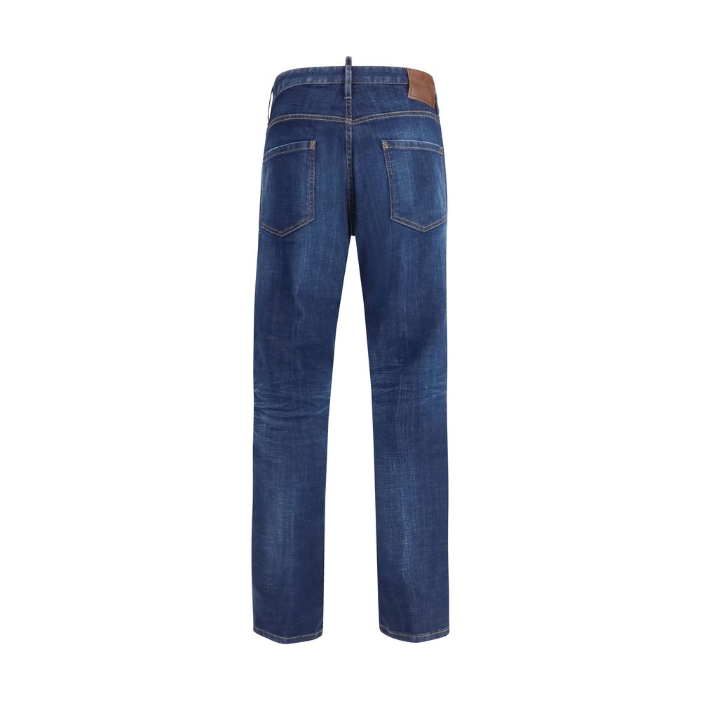 Jean slim en coton bleu Dsquared²
