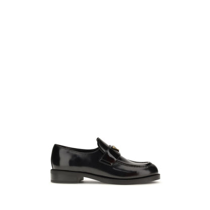 Mocassins Prada Bos Taurus en cuir de veau noir