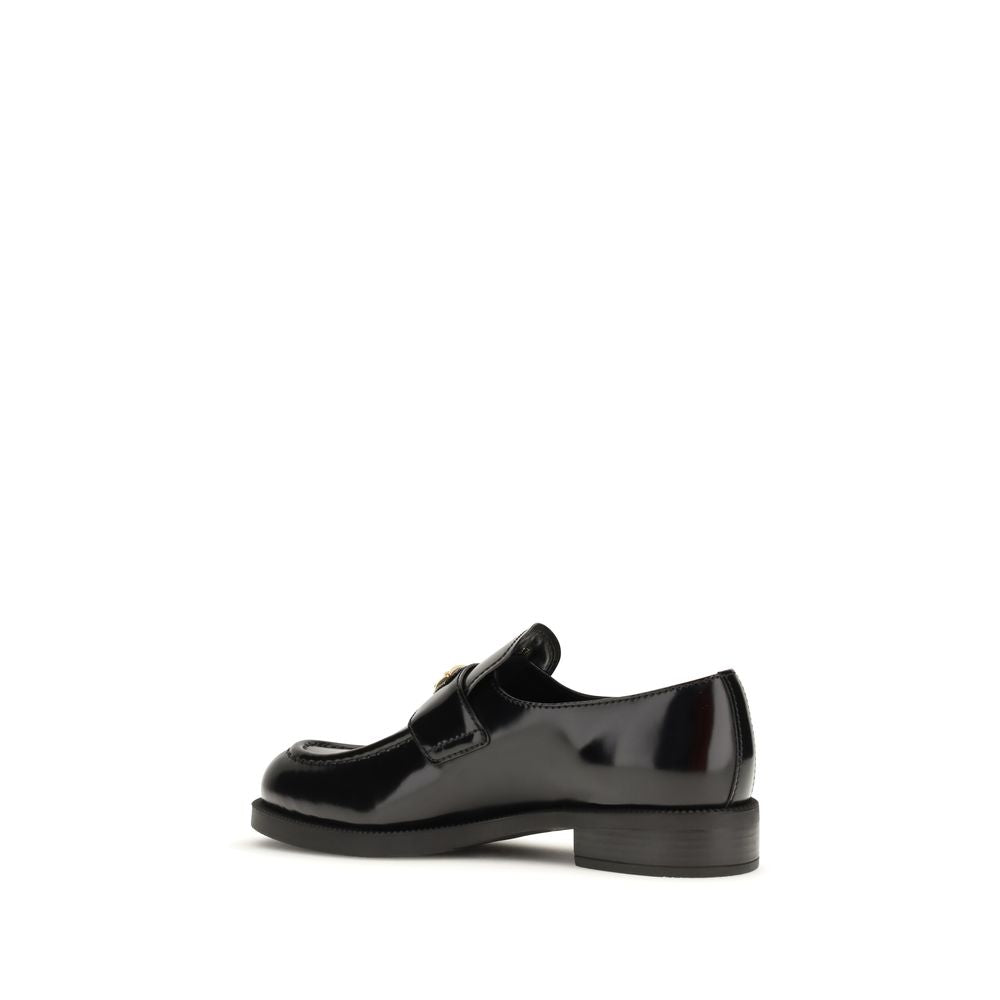 Mocassins Prada Bos Taurus en cuir de veau noir