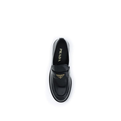 Mocassins Prada Bos Taurus en cuir de veau noir