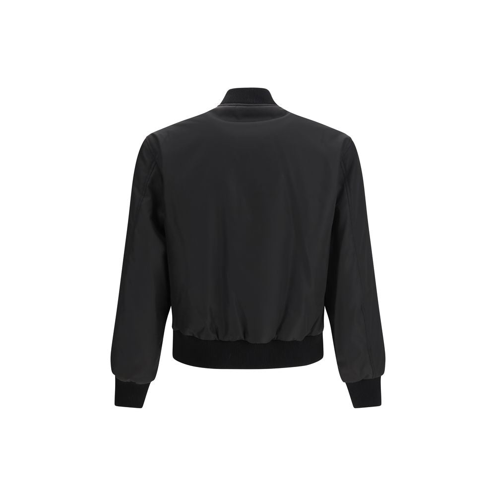 Bomber Versace in poliammide nero