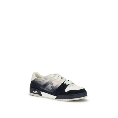 Baskets basses Fendi Bos Taurus en cuir de veau multicolore