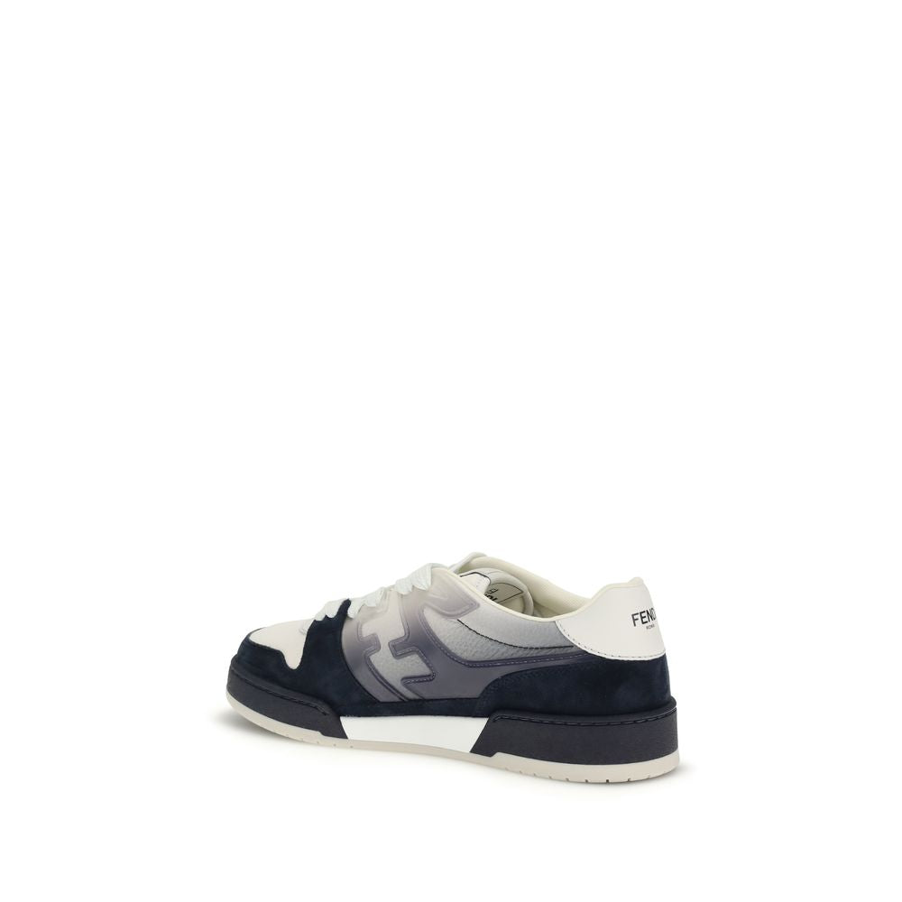 Baskets basses Fendi Bos Taurus en cuir de veau multicolore