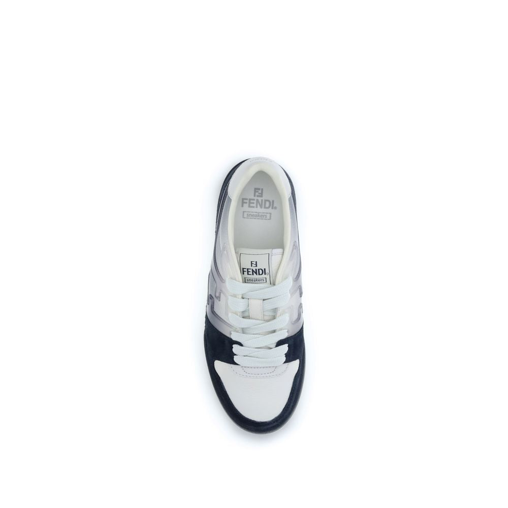 Baskets basses Fendi Bos Taurus en cuir de veau multicolore