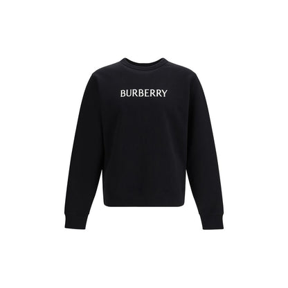 Felpa in cotone nero Burberry