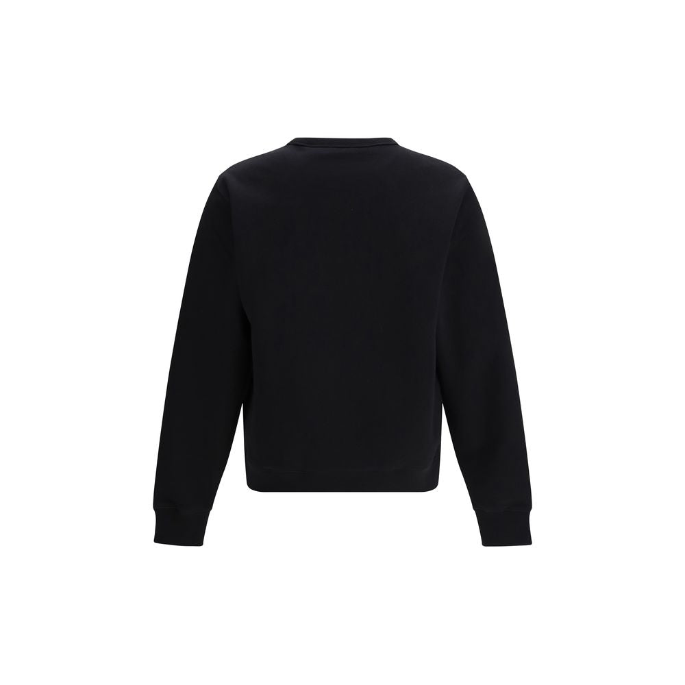 Felpa in cotone nero Burberry