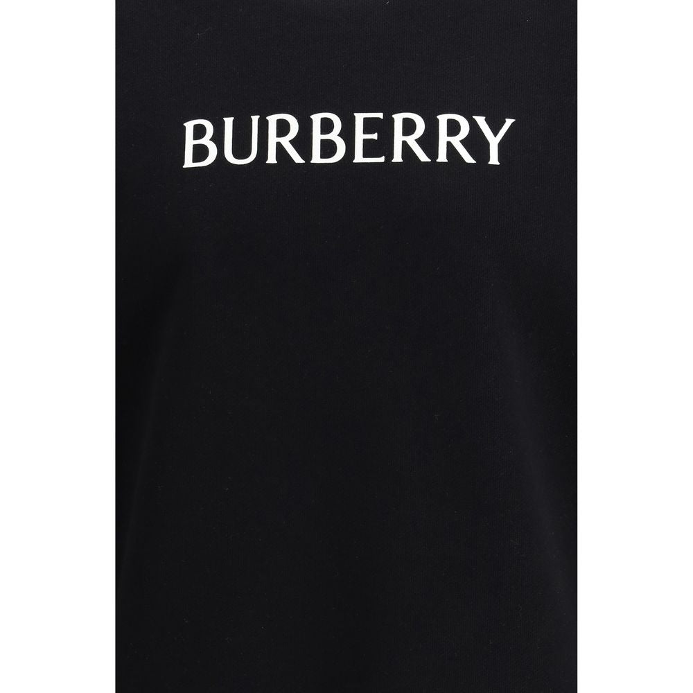 Felpa in cotone nero Burberry