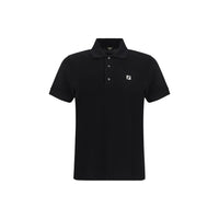 Polo Fendi en coton noir