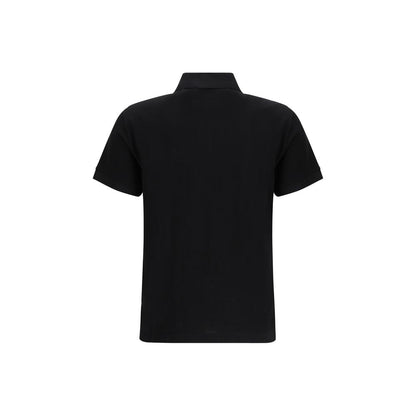 Polo Fendi en coton noir