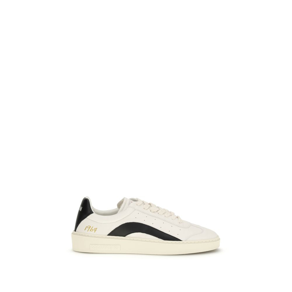 Baskets basses Dsquared² Bos Taurus en cuir de veau multicolore